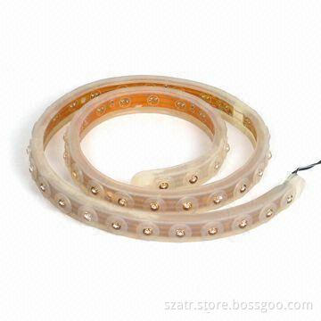 Silicon Rubber Encased Flexible LED Strip, Suitable for Outdoor Use